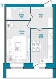 48 м², 2-комнатная квартира 3 990 000 ₽ - изображение 78