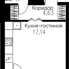 Квартира 29,5 м², студия - изображение 4