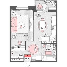 50 м², 3-комнатная квартира 5 000 000 ₽ - изображение 92