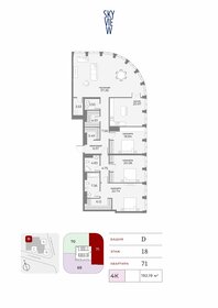 192,9 м², 4-комнатные апартаменты 180 149 840 ₽ - изображение 1