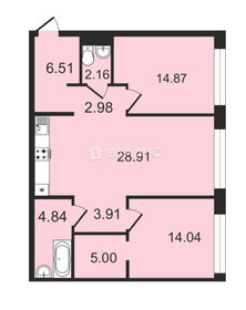 Квартира 83,2 м², 2-комнатная - изображение 1