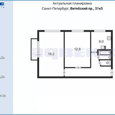 Квартира 49 м², 2-комнатная - изображение 2