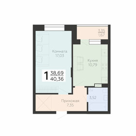 41 м², 1-комнатная квартира 4 300 000 ₽ - изображение 41