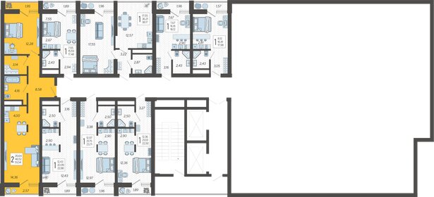 80 м², 2-комнатная квартира 35 000 000 ₽ - изображение 32