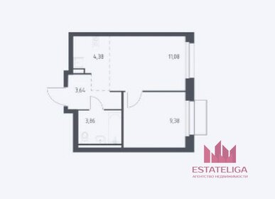 Квартира 32,5 м², 2-комнатная - изображение 1