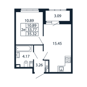 33 м², 2-комнатная квартира 8 495 000 ₽ - изображение 89