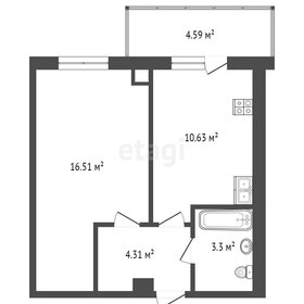 38,1 м², 1-комнатная квартира 7 200 000 ₽ - изображение 54