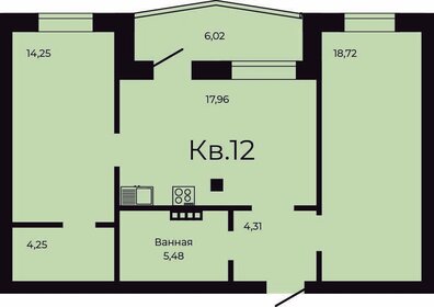 68,2 м², 2-комнатная квартира 6 615 400 ₽ - изображение 85