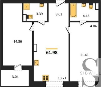 61,6 м², 2-комнатная квартира 7 546 000 ₽ - изображение 78