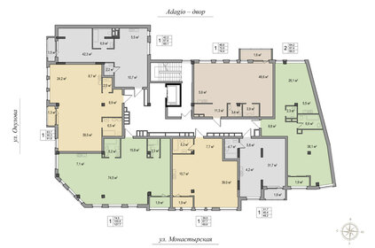 89,3 м², 3-комнатная квартира 16 252 600 ₽ - изображение 26