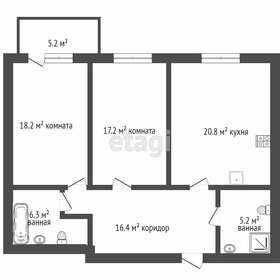 Квартира 85,7 м², 2-комнатная - изображение 2
