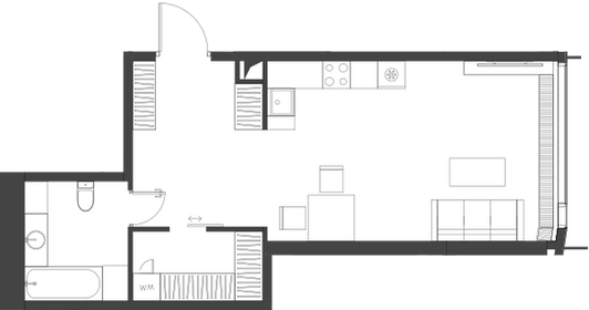 30 м², квартира-студия 18 500 000 ₽ - изображение 99