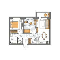 Квартира 61,2 м², 2-комнатная - изображение 3