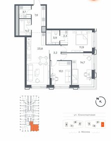 32,4 м², 1-комнатная квартира 7 322 724 ₽ - изображение 42