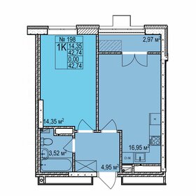 42,8 м², 1-комнатная квартира 7 320 000 ₽ - изображение 65