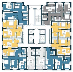 66,5 м², 2-комнатная квартира 8 778 000 ₽ - изображение 10