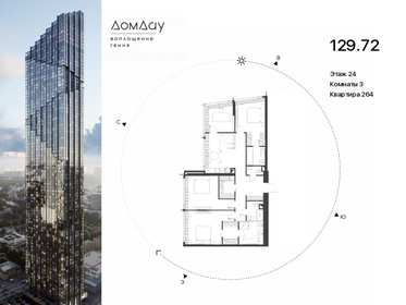 129,7 м², 3-комнатная квартира 94 848 552 ₽ - изображение 66