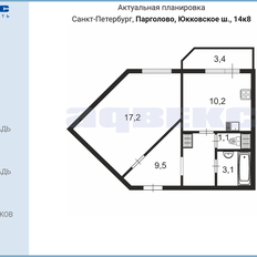 Квартира 44,5 м², 1-комнатная - изображение 2