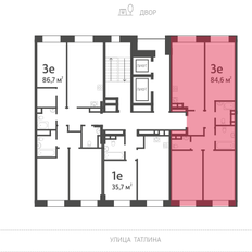 Квартира 82,9 м², 3-комнатная - изображение 2