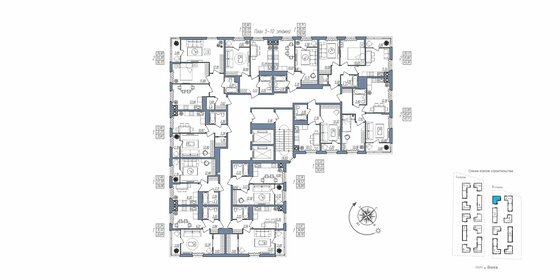 35,6 м², 1-комнатная квартира 2 850 000 ₽ - изображение 74