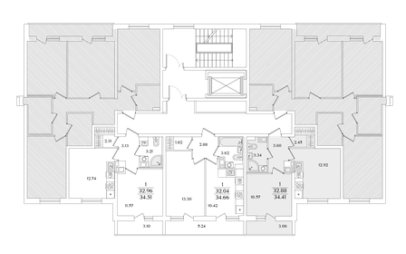 34,5 м², 1-комнатная квартира 9 225 653 ₽ - изображение 66