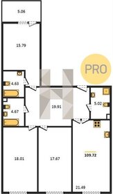 51,5 м², 1-комнатная квартира 5 500 400 ₽ - изображение 41