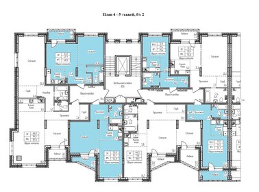 37,1 м², 1-комнатная квартира 5 490 800 ₽ - изображение 103