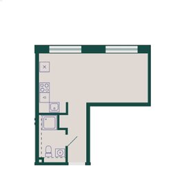 32,6 м², 1-комнатная квартира 10 800 500 ₽ - изображение 16