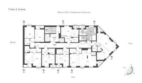 27,9 м², квартира-студия 4 750 000 ₽ - изображение 55