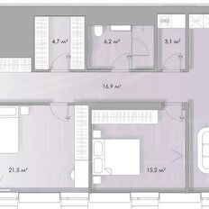 Квартира 112 м², 3-комнатные - изображение 3