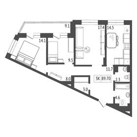 128,7 м², 3-комнатная квартира 15 444 000 ₽ - изображение 68