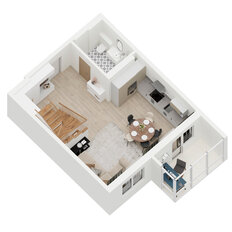 Квартира 109,5 м², 1-комнатная - изображение 2