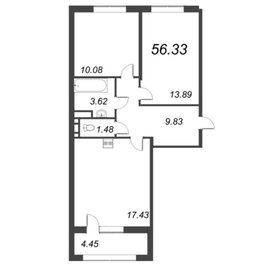36,3 м², 2-комнатная квартира 11 000 000 ₽ - изображение 75