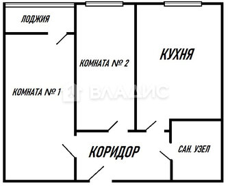 Квартира 67 м², 2-комнатная - изображение 1