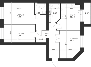 74,1 м², 3-комнатная квартира 6 300 000 ₽ - изображение 43