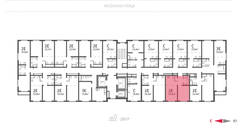 33,4 м², 1-комнатная квартира 3 533 452 ₽ - изображение 54