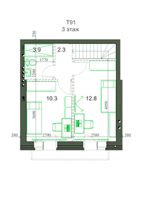 35,1 м², 1-комнатная квартира 4 982 780 ₽ - изображение 20