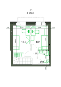 75,2 м², 4-комнатная квартира 6 912 000 ₽ - изображение 20