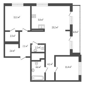 Квартира 81,3 м², 2-комнатная - изображение 1