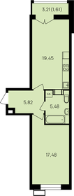 47,9 м², 1-комнатная квартира 7 100 000 ₽ - изображение 31