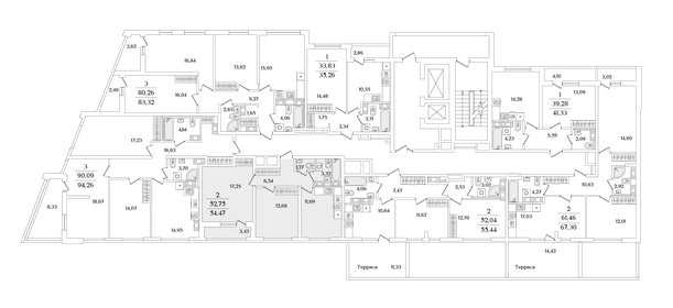 Квартира 54,5 м², 2-комнатная - изображение 2