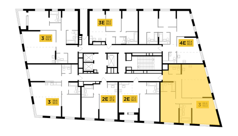 105,9 м², 3-комнатная квартира 41 255 128 ₽ - изображение 25