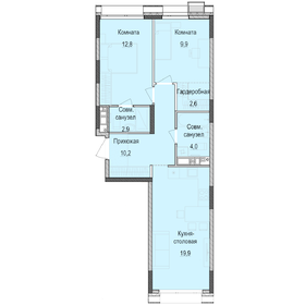 63,1 м², 2-комнатная квартира 9 027 000 ₽ - изображение 24