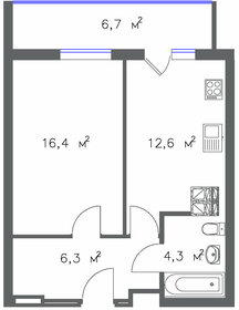 28,2 м², 1-комнатная квартира 3 900 000 ₽ - изображение 75