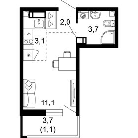 21,4 м², квартира-студия 15 000 000 ₽ - изображение 85