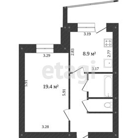 Квартира 51,1 м², 1-комнатная - изображение 1