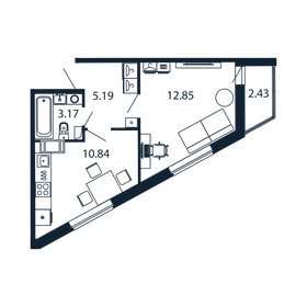 33,3 м², 1-комнатная квартира 5 868 888 ₽ - изображение 31