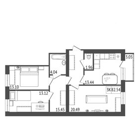 83,6 м², 3-комнатная квартира 11 700 000 ₽ - изображение 59