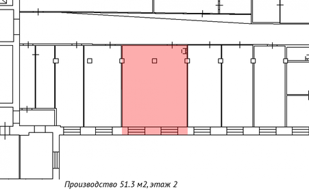 51,3 м², производственное помещение - изображение 3