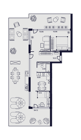 Квартира 137,8 м², 3-комнатные - изображение 1